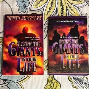 💥 David Jeremiah Book Set - Slaying and Facing the Giants